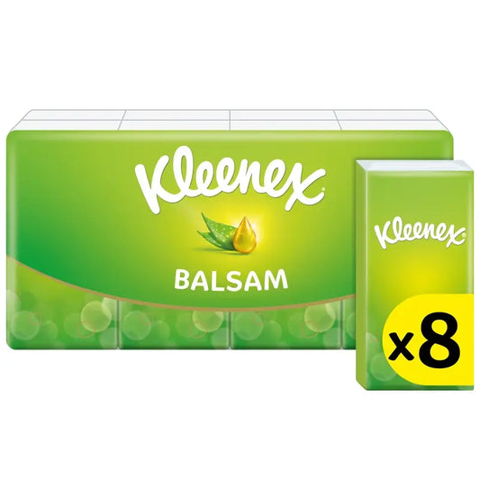 Lenços de bolso Kleenex Balsam , 8 unid.
