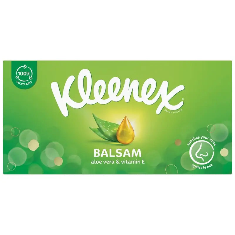 Kleenex Balsam Facial Tissues , 64 unidades