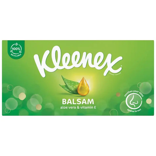 Kleenex Balsam Facial Tissues , 64 unidades