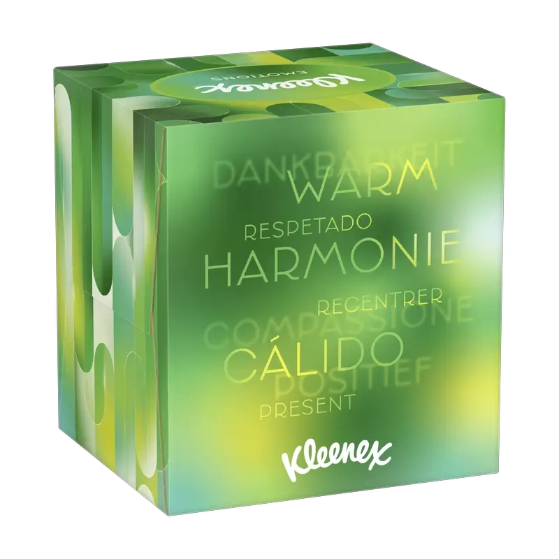 Kleenex Cube Collection Lenços faciais , 48 pcs.