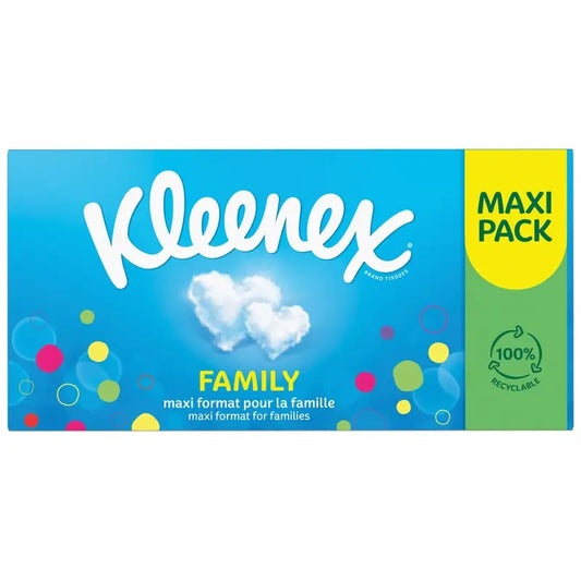 Kleenex Family Facial Tissues , 128 pcs.