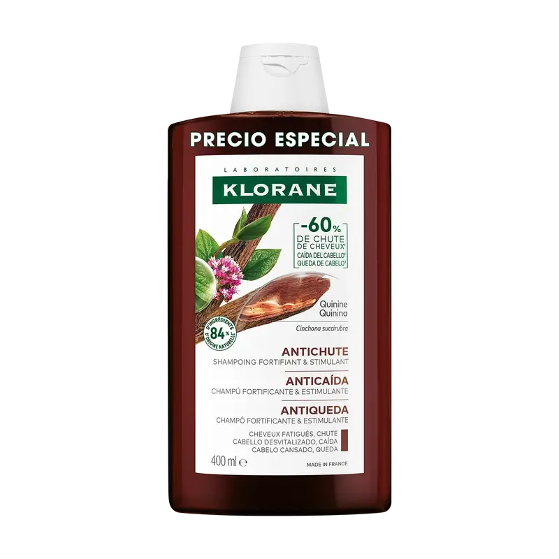 Klorane Organic Quinine & Edelweiss Shampoo, 400 ml