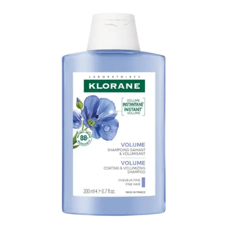 Champô de linho orgânico Klorane, 200 ml