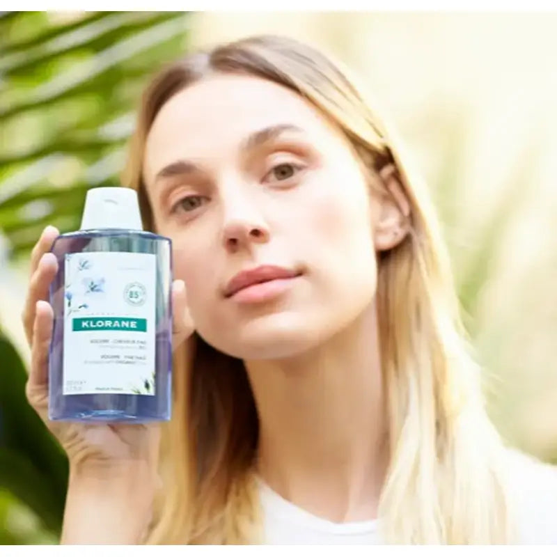 Shampoo de linho orgânico Klorane, 400 ml