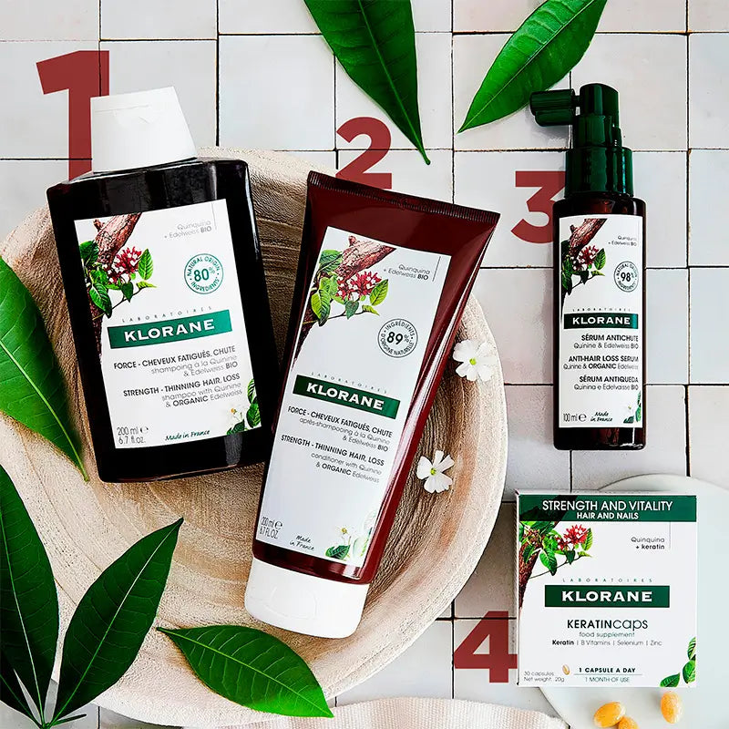 KLORANE Pack Duo Champú Quinina 2*400 mL