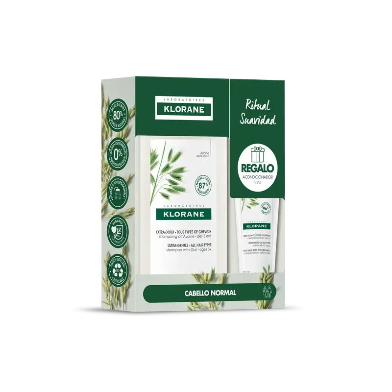Klorane Pack Ch Aveia 400Ml+Acond 50Ml