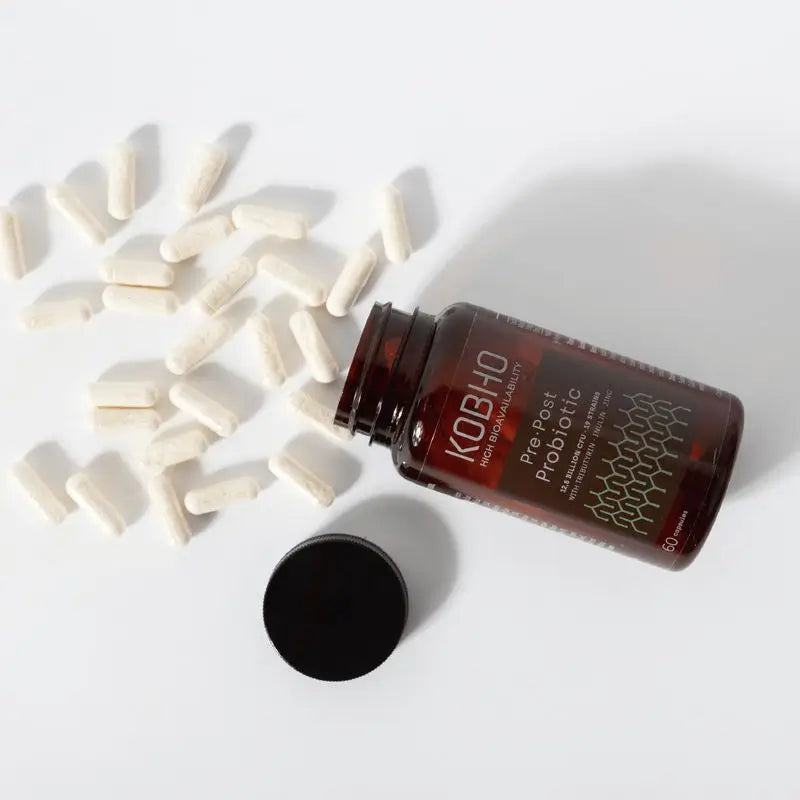 Kobho Labs Suplemento Probiótico Pré-Pós, 60 cápsulas