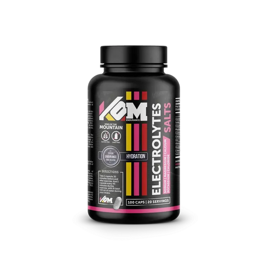 Kom Endurance Hydration Sports Nutrition, 100 cápsulas frasco de electrólitos