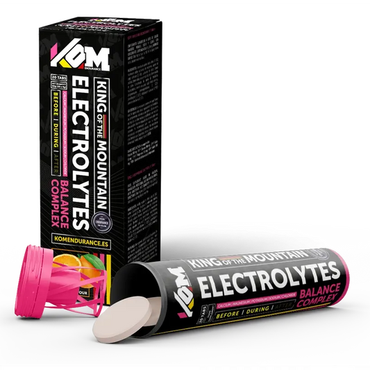 Kom Endurance Hydration Sports Nutrition , tubo de 20 comprimidos efervescentes com sabor a laranja