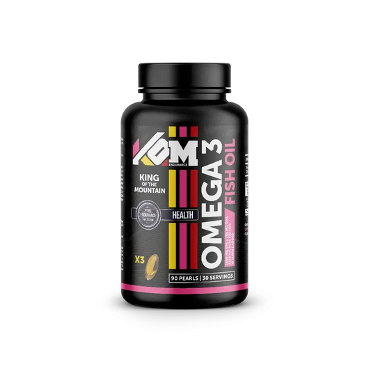 Kom Endurance Omega 3 Sports Nutrition, frasco de 90 cápsulas de gelatina mole de ómega3