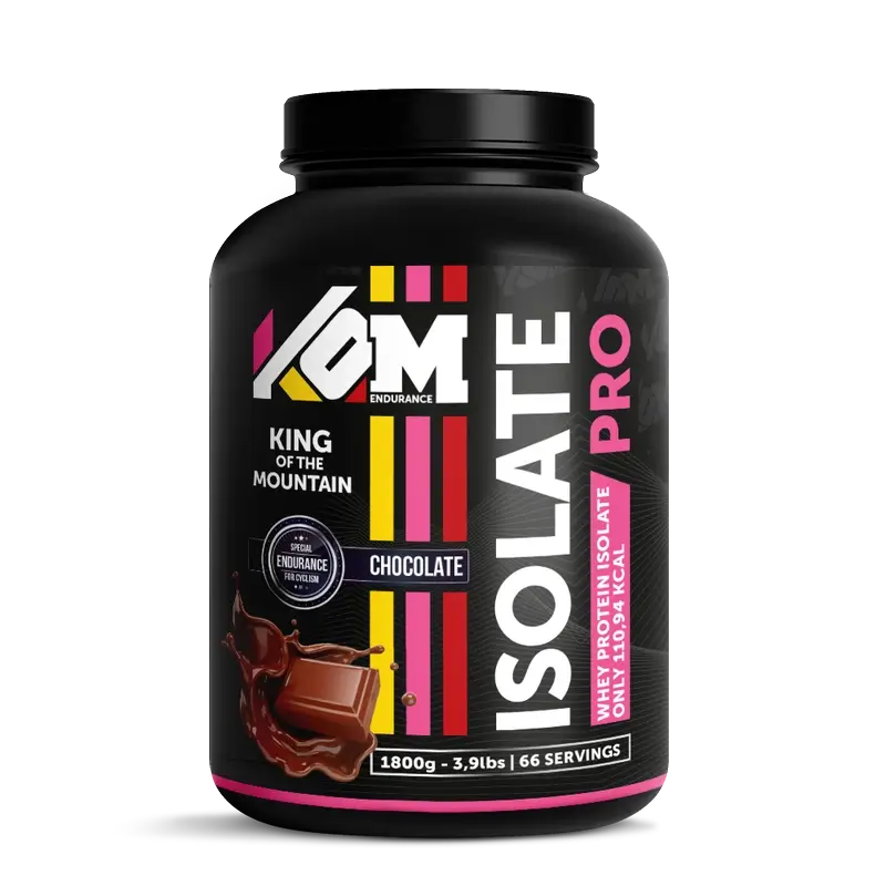 Kom Endurance Protein Nutrição desportiva, lata de 1,8 kg de proteína isolada com sabor a chocolate