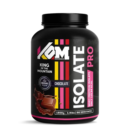 Kom Endurance Protein Nutrição desportiva, lata de 1,8 kg de proteína isolada com sabor a chocolate