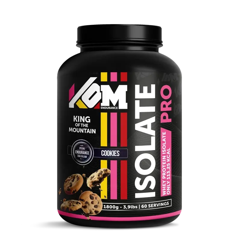 Kom Endurance Proteins Sports Nutrition, lata de 1,8kg de proteína isolada 1,8kg sabor bolachas