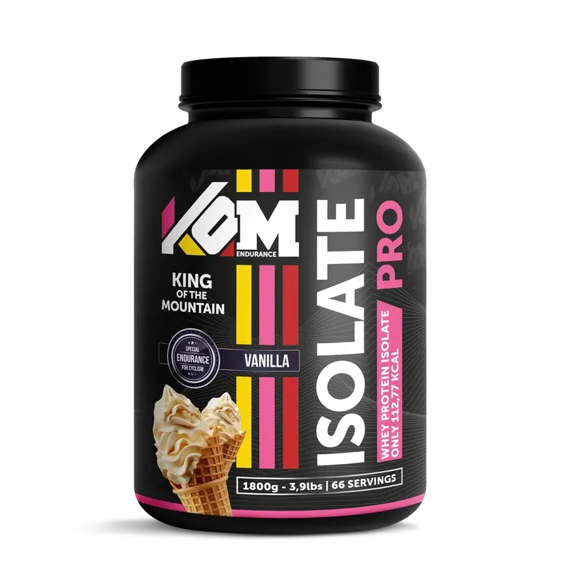 Kom Endurance Protein Sports Nutrition , 1,8 kg de proteína isolada sabor baunilha em lata