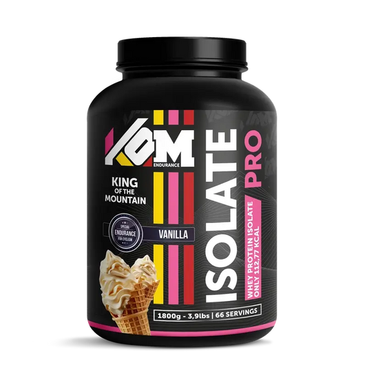 Kom Endurance Protein Sports Nutrition , 1,8 kg de proteína isolada sabor baunilha em lata