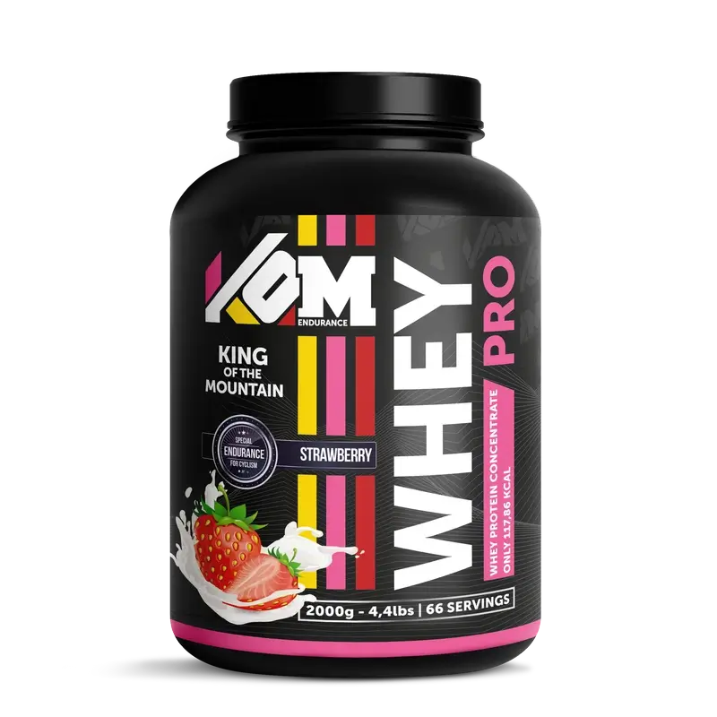 Kom Endurance Proteins Sports Nutrition , proteína de soro de leite 2kg sabor morango lata