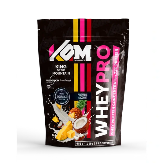Kom Endurance Proteins Sports Nutrition , saco de proteína de soro de leite 453 g sabor a ananás e coco