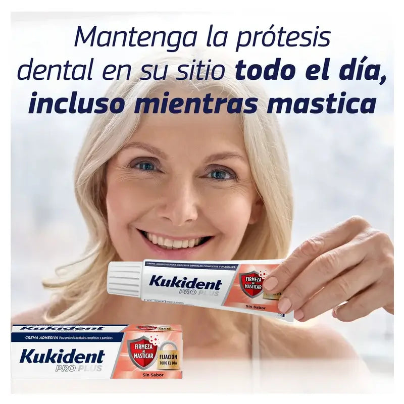Kukident Quadruple Pro Plus Firmeza ao Mastigar, 4 x 57 Gr