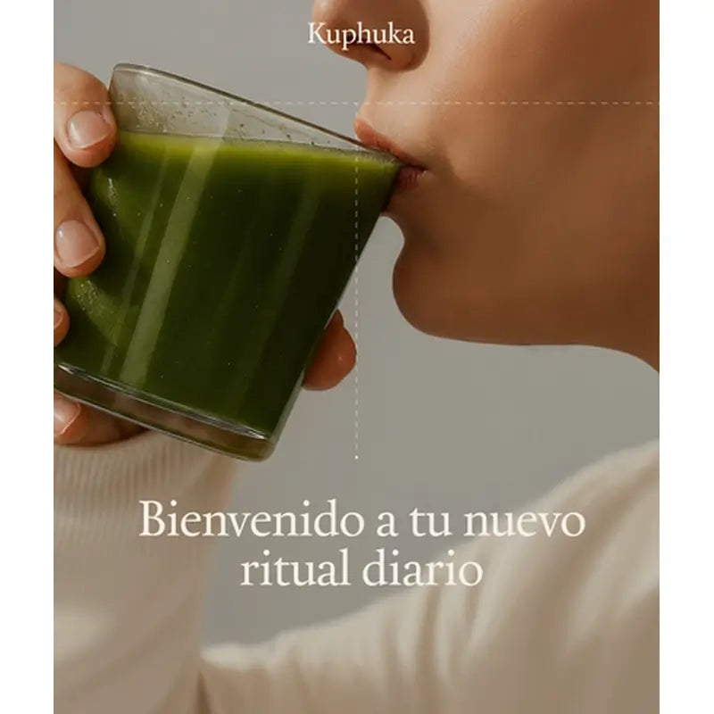 Kuphuka Greens Suplemento Nutricional 100% Natural e Holístico Ananás e Coco, 411 gramas