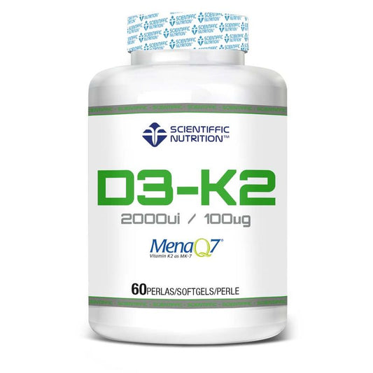 Scientiffic Nutrition Vitamina D3 e K2 , 60 unidades