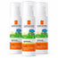 La Roche-Posay Anthelios Dermo-Pediatrics Leite Protetor Solar para Bebés SPF50+, Embalagem 3 x 50 ml