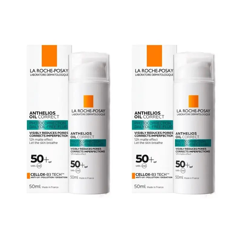 La Roche Posay Anthelios Óleo Correto Spf 50, 2X50 Ml