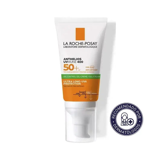 La Roche-Posay Anthelios Uv-Mune 400 Oil Control Gel-Creme Spf50+, 50 ml