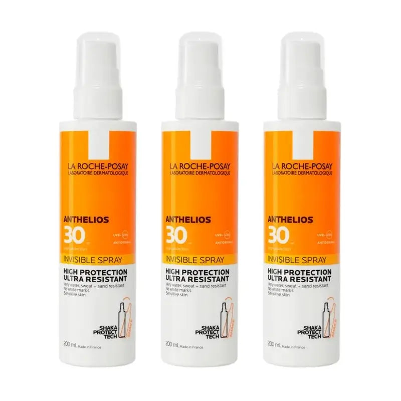 La Roche Posay Anthelios Spray Invisível Spf 30, 3X200 Ml