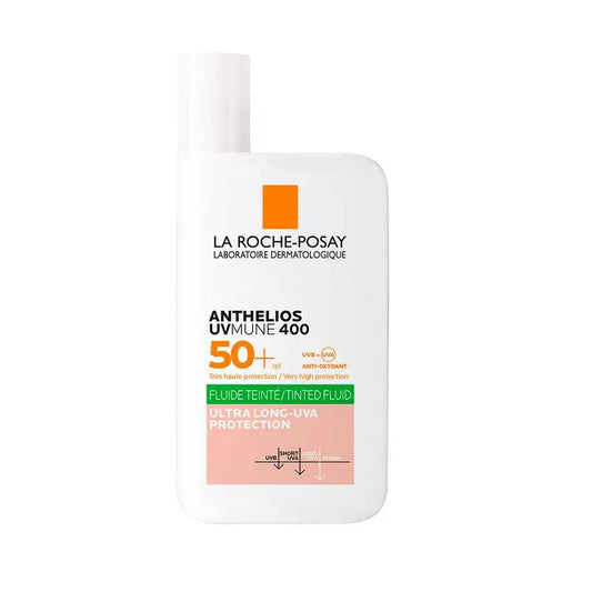 La Roche-Posay Anthelios Uv-Mune 400 Oil Control Invisible Fluid Spf50+ Com Cor, 50 ml