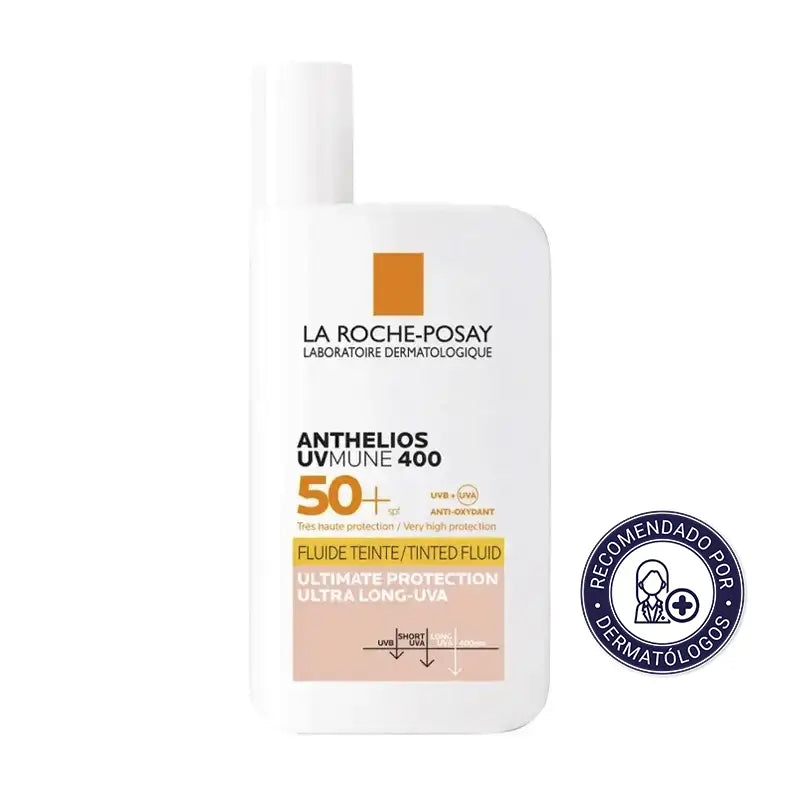 La Roche Posay Anthelios UVMune 400 SPF50+ Fluido con Color, 50 ml