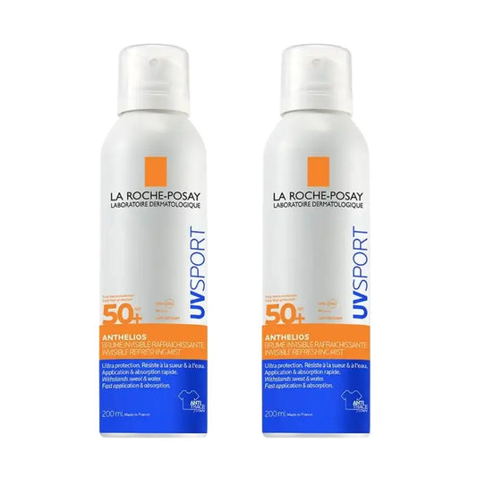 La Roche Posay Anthelios Uv Sport Névoa Refrescante Invisível Spf50+ , 2X200 Ml
