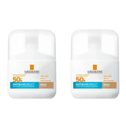 La Roche Posay Anthelios Uvair Sun Serum Spf50+ Tinted Medium , 2X50 Ml