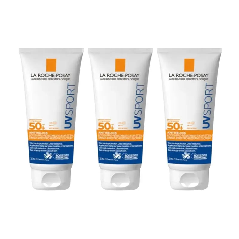 La Roche Posay Anthelios Loção Resistente aos Uvsport Spf50+ , 3X200 Ml