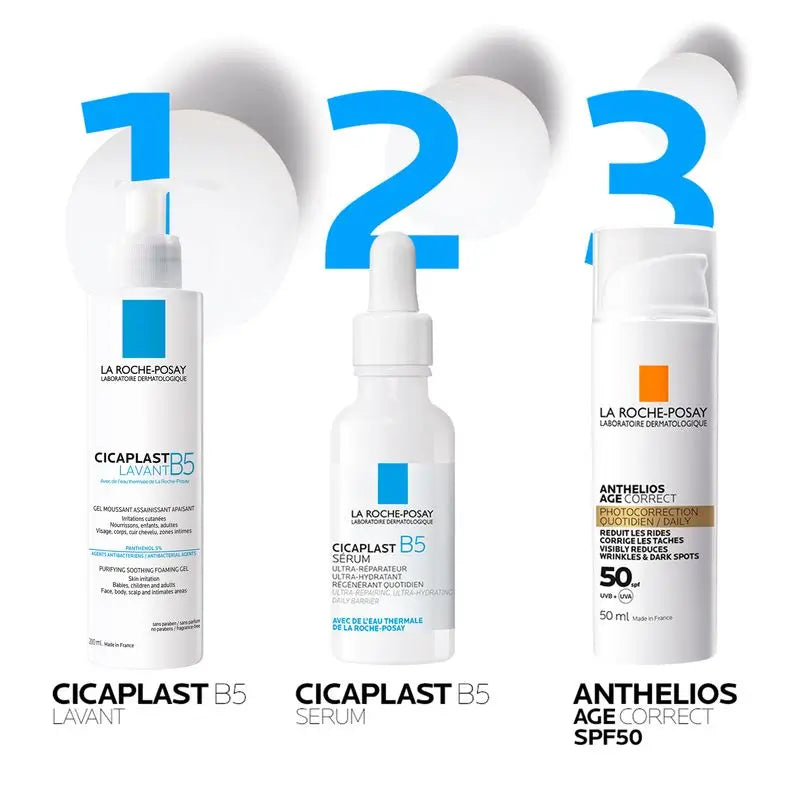 La Roche Posay Cicaplast B5 Serum, 10% Vitamina B5. Reparação e hidratação. Proteção diária. 30 ml