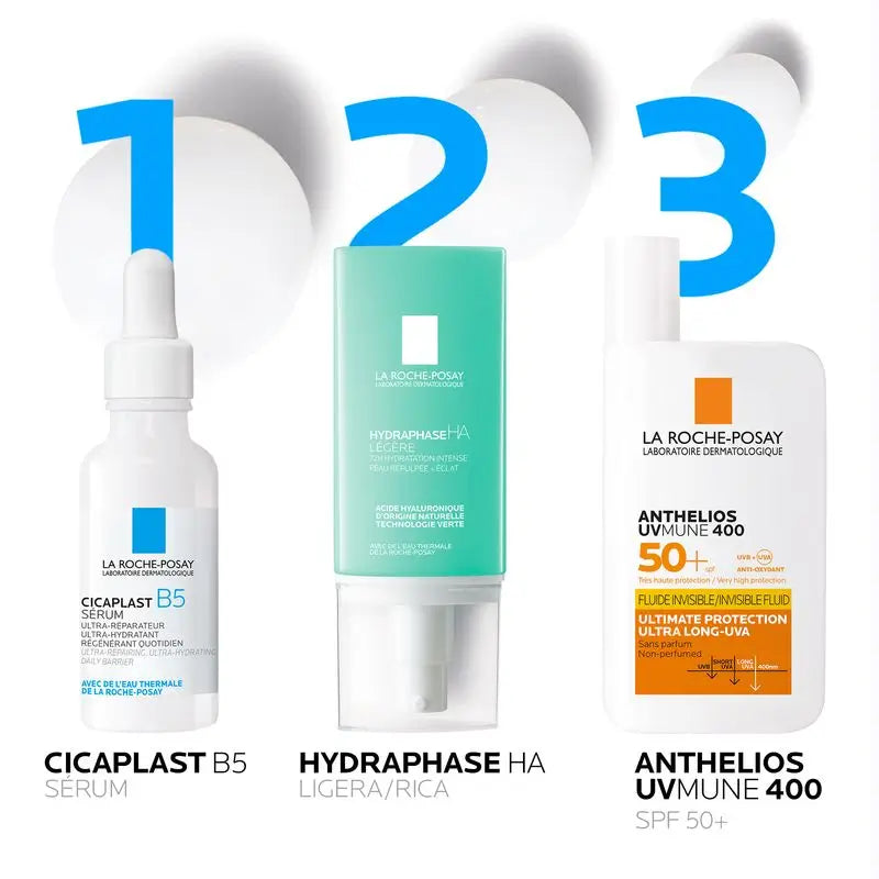 La Roche Posay Cicaplast B5 Serum, 10% Vitamina B5. Reparação e hidratação. Proteção diária. 30 ml