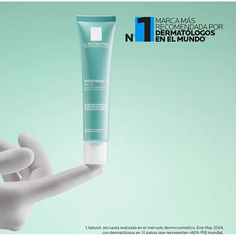 La Roche Posay Hydraphase HA Creme Hidratante Rico, 40 ml