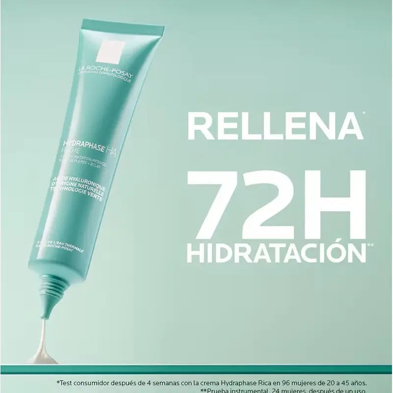 La Roche Posay Hydraphase HA Creme Hidratante Rico, 40 ml