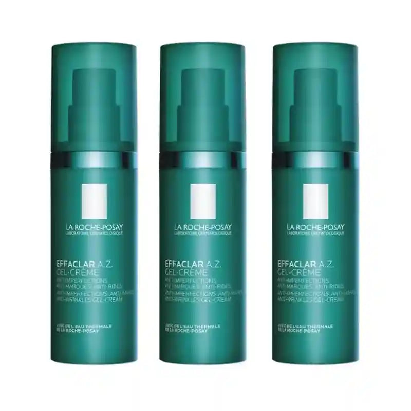 La Roche Posay Effaclar A.Z. Gel-Creme , 3x40 ml