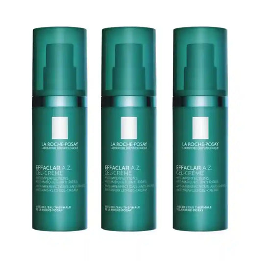La Roche Posay Effaclar A.Z. Gel-Creme , 3x40 ml