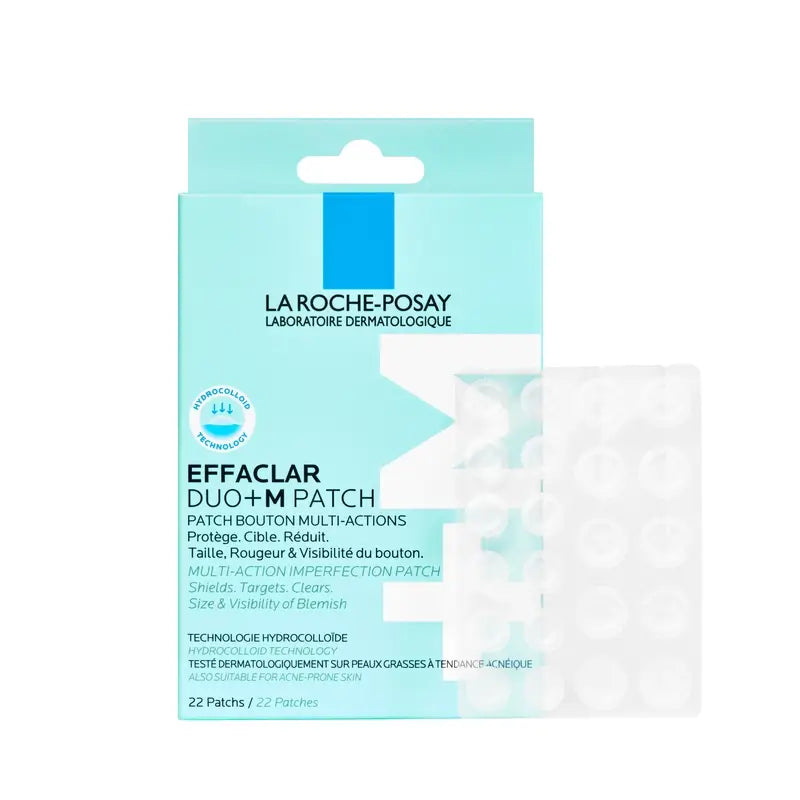 La Roche-Posay Effaclar Duo+M Invisible Patches Anti-Imperfeições e Anti-Manchas , 22 unidades