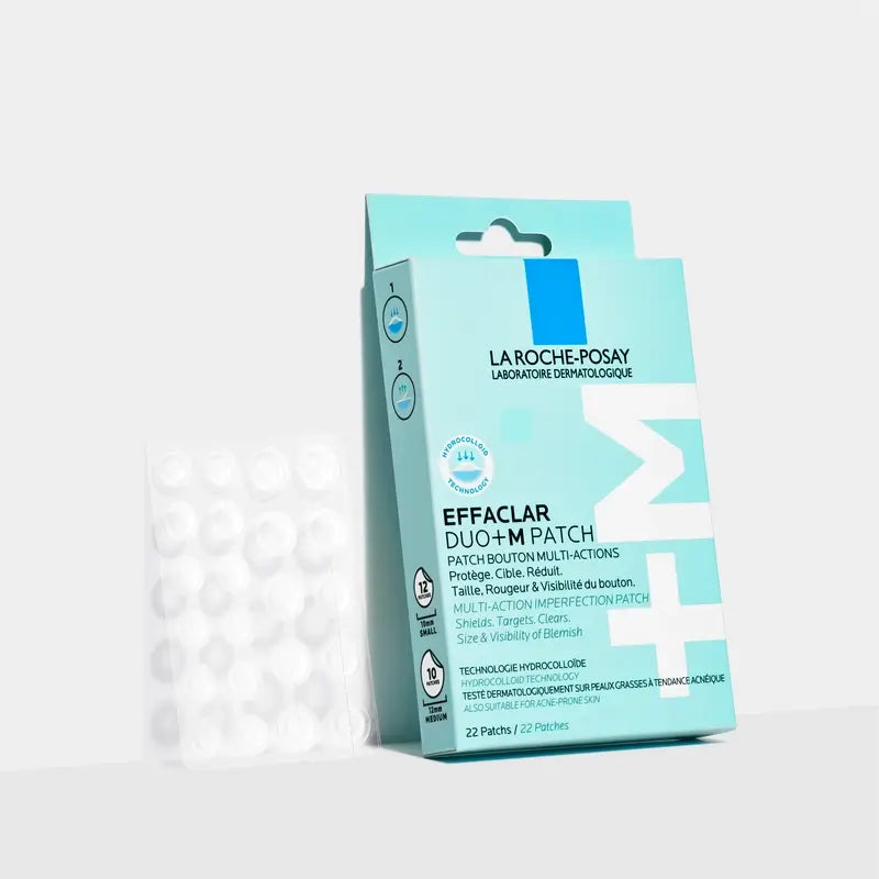 La Roche-Posay Effaclar Duo+M Invisible Patches Anti-Imperfeições e Anti-Manchas , 22 unidades