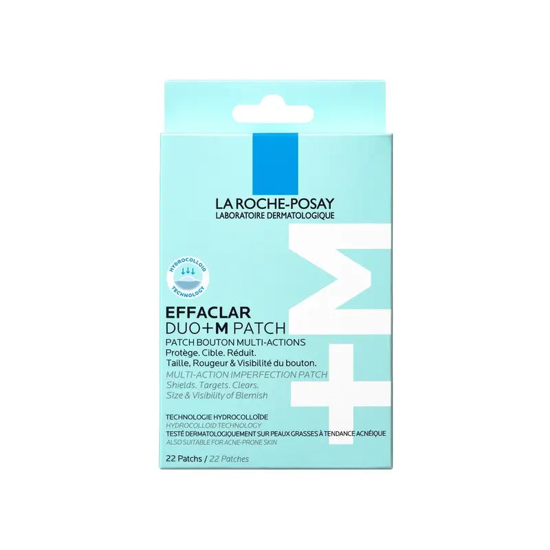 La Roche-Posay Effaclar Duo+M Invisible Patches Anti-Imperfeições e Anti-Manchas , 22 unidades