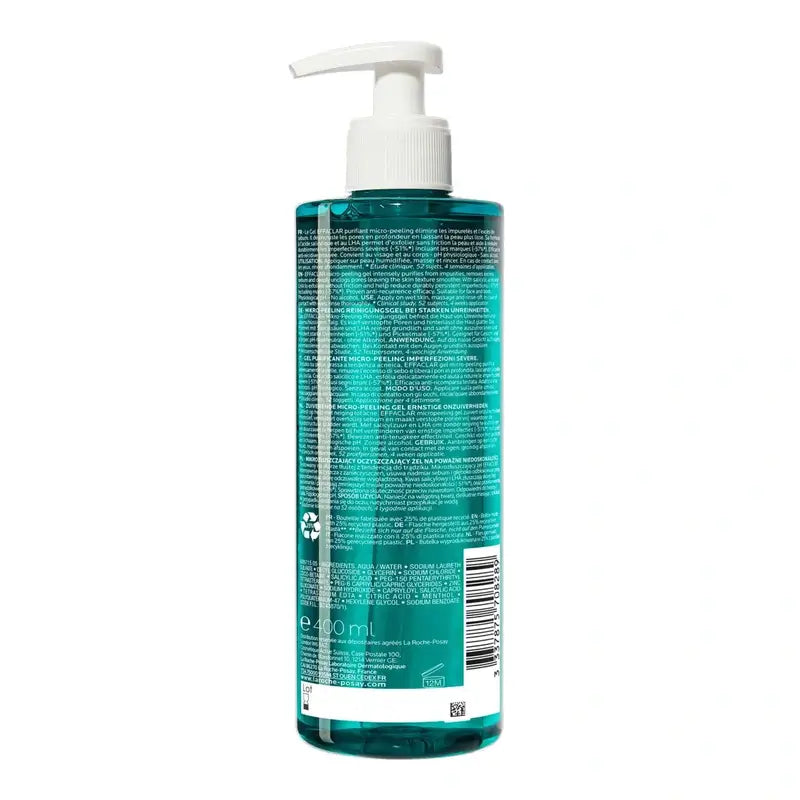 La Roche Posay Gel Micro-Exfoliativo Purificante de Esfoliação La Roche Posay 400 ml