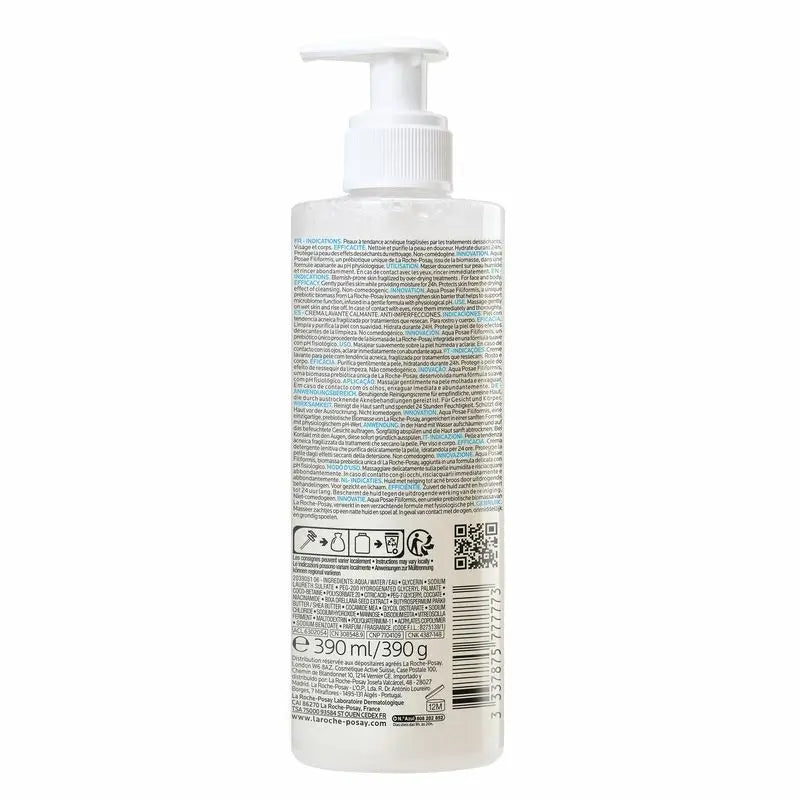 La Roche Posay Effaclar H Iso-Biome Creme de Limpeza 390ml