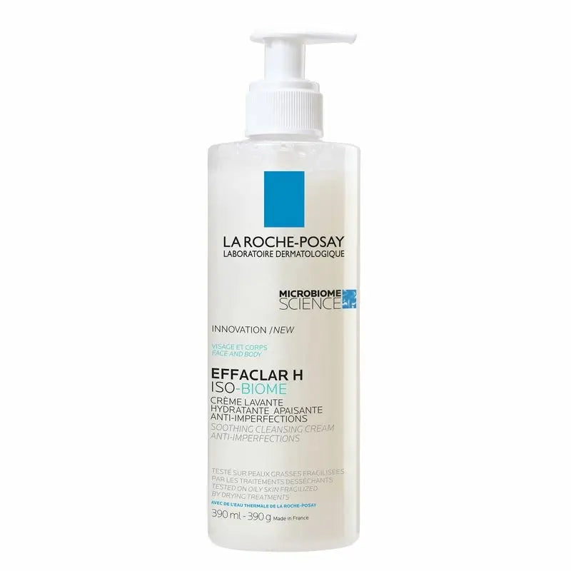 La Roche Posay Effaclar H Iso-Biome Creme de Limpeza 390ml