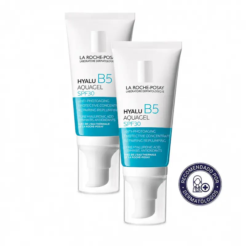 La Roche Posay Hyalu B5 Aquagel SPF 30 Embalagem 2 x 50 ml