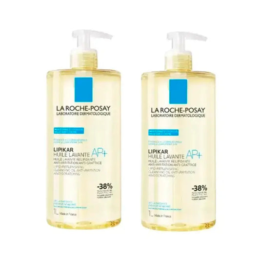 La Roche Posay Lipikar Óleo Lavante Ap+ Limpador Corporal Anti-Irritação Para Pele Atópica , Embalagem 2 x 1000 ml