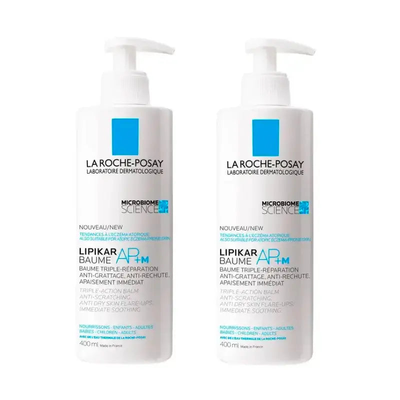 La Roche Posay Lipikar Baume Ap+M Embalagem 2 x 400 ml