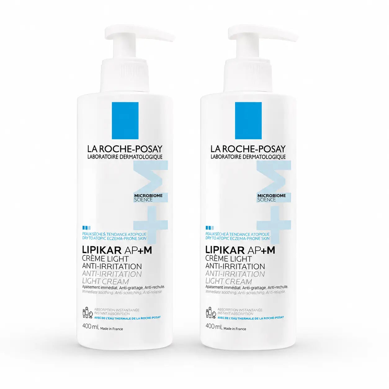 La Roche Posay Lipikar Baume Ap+M Embalagem 2 x 400 ml
