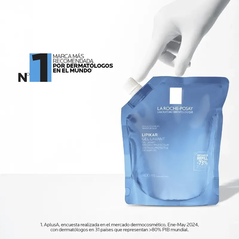 La Roche Posay Lipikar Gel Lavant Eco-Refill , 400 ml